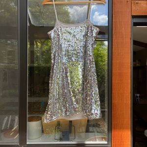 Divided by H&M Ladies Sequined Slip Dress